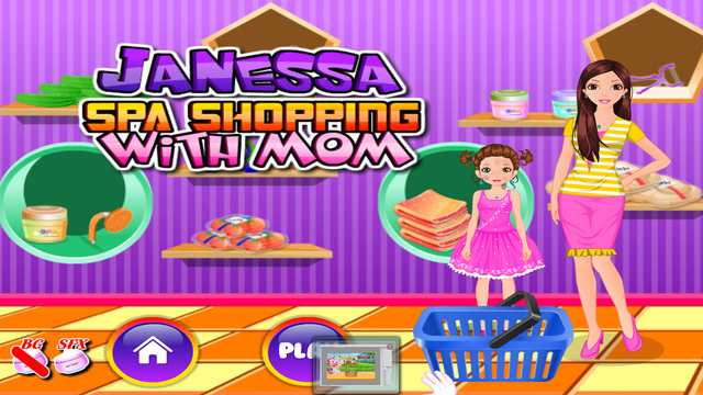 Jenessa Spa Shopping With Mom - Games for girls
