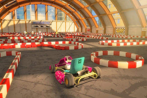 3D Go Kart Parking - Real Street Driving Simulator Highway Racing Games screenshot 3
