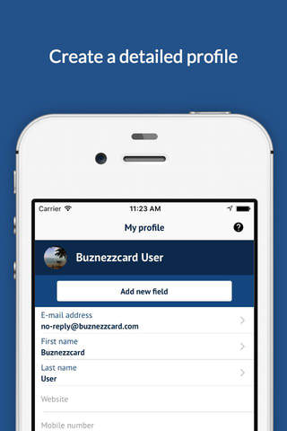 BuzNezzCard screenshot 2
