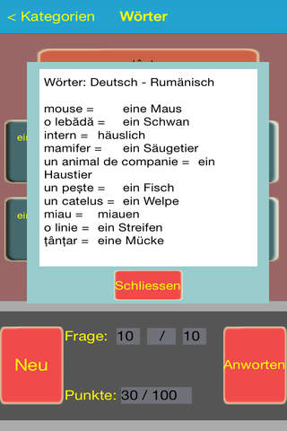 Rumänisch - Vokabel Trainer screenshot 3