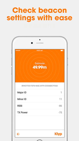 【免費生產應用App】Klyp - Beacon Finder-APP點子