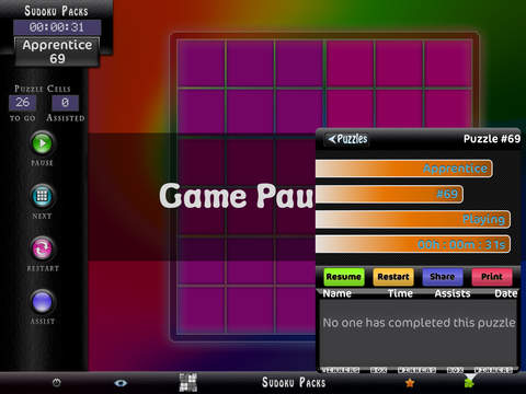 【免費遊戲App】Sudoku Packs-APP點子