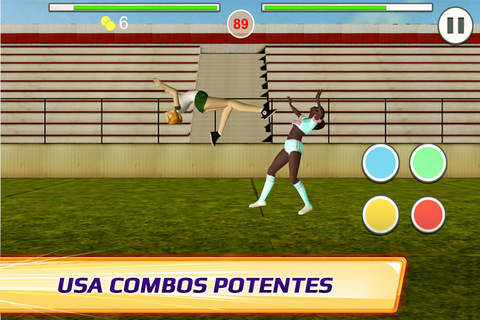 School Cheerleader Fight 3D Deluxe screenshot 2