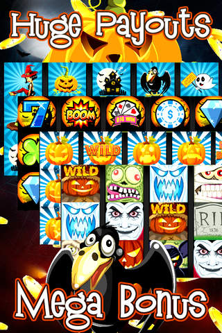 Halloween Casino Slot Machines Deluxe Version - Big Win with Lucky Fortune Prize, Jackpots and Bonus Game screenshot 4
