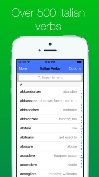 【免費教育App】Italian Verb Conjugator - 500 verbs-APP點子