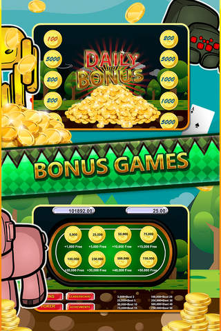 Slot Machine and Poker Mega Casino Chibi Slots Free - "Minecraft edition" screenshot 3