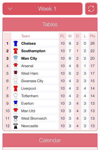 English Football 2014-2015 Top Events screenshot 2