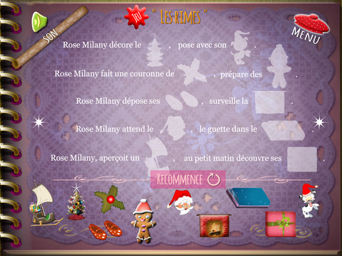 【免費書籍App】Rose Milany attend le père Noël-APP點子