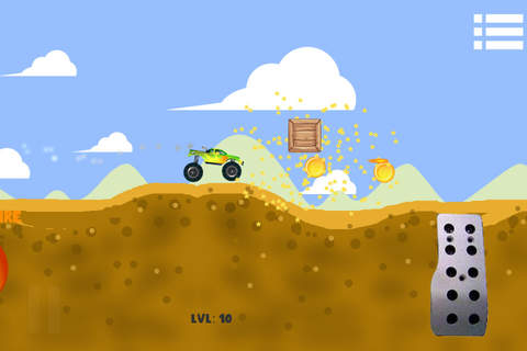 Zombie Hill Climb Monster Truck Racing screenshot 2