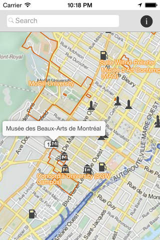 Montreal Tourist Map screenshot 2