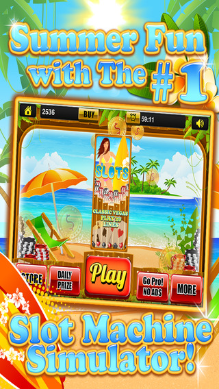 【免費遊戲App】Aloha Beach Slots Classic - Caribbean Island Vacation Journey Slot Machine Games Free-APP點子