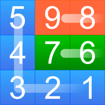 Numbers Solitaire - easy-to-play card puzzle game that uses numbers. LOGO-APP點子