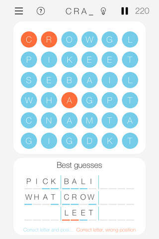WordBoard - An exciting and funny word puzzle game for iPhone and iPad. screenshot 3