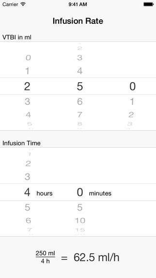 Infusion Rate