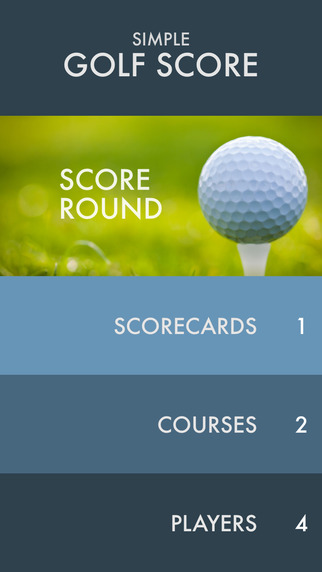 Simple Golf Score