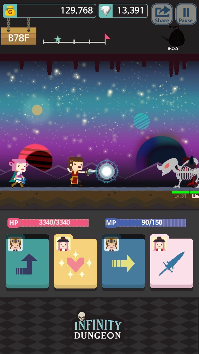 Infinity Dungeon Evolution F!