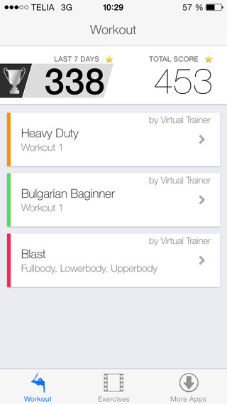 【免費健康App】Virtual Trainer Bulgarian Bag-APP點子