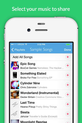 Cloudplay - play music simultaneously with nearby users screenshot 4