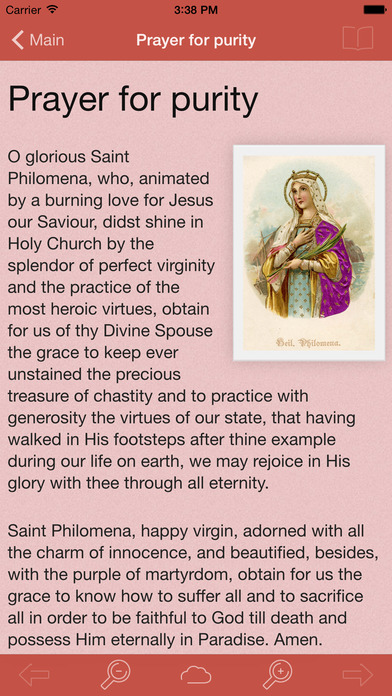 Screenshots of St. Philomena: Dear Little Saint, Virgin Martyr, the Wonder-Worker for iPhone