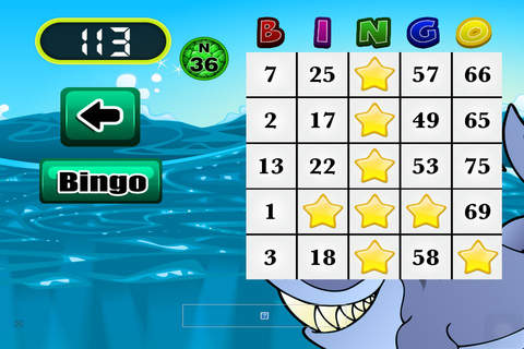 Shark Bingo in Water Featuring Tank of Casino Evolution Game Pro screenshot 2