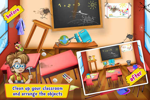 Little Students – School rescue game for kids screenshot 2