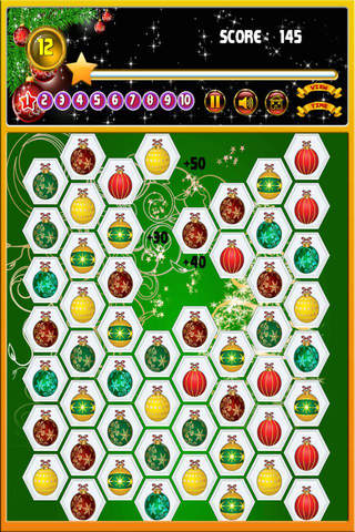 Christmas Ornaments Free Fall - Frozen Gift Puzzle Match- Pro screenshot 4