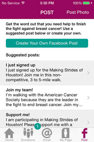 Making Strides Against Breast Cancer screenshot 4