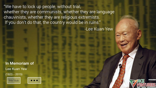 In Memoriam of Lee Kuan Yew
