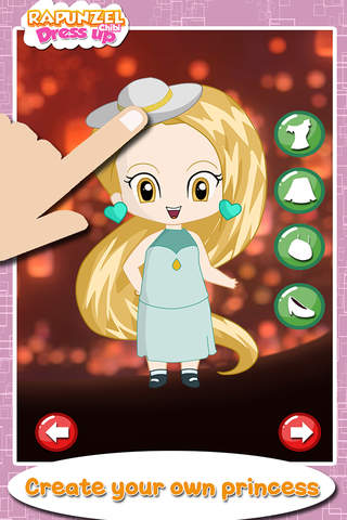 La Princesse Rapunzel Dress up Palace screenshot 2