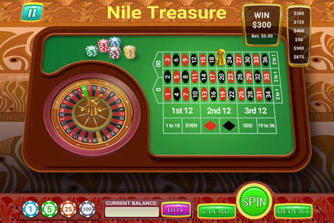 Blue Nile Treasure Roulette - FREE - Ancient Egypt Royal Vegas Casino Game screenshot 2