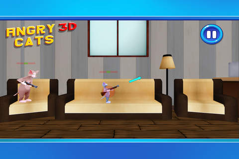 Angry Cats 3D Pro screenshot 2
