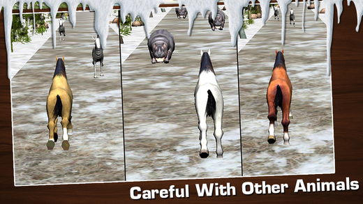 【免費遊戲App】Horse Jungle Run 3D - Real Derby Stallion Riding Game in Snow Valley-APP點子