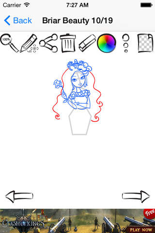Easy To Draw Ever After High Version screenshot 2