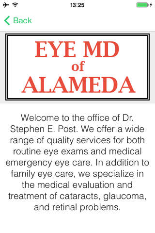 EyeMD of Alameda screenshot 2