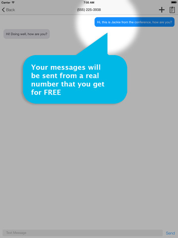 【免費工具App】Smiley Private Texting - send private sms messages from a free new number-APP點子