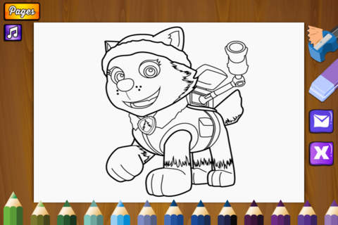 Color Book for Kids: Paw Patrol Edition screenshot 2