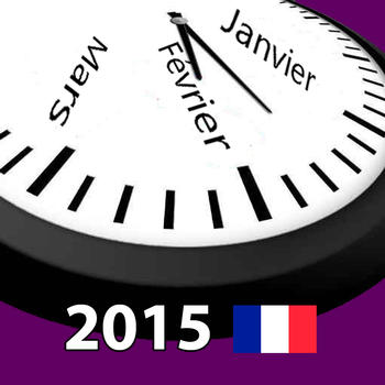 Calendrier 2015 Fériés France LOGO-APP點子