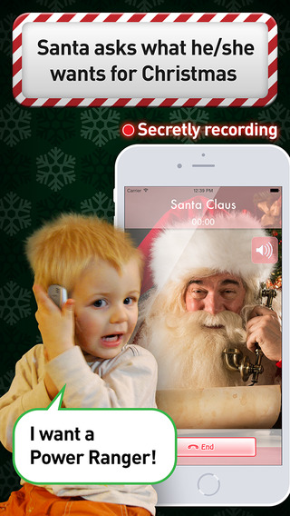 【免費生活App】Video Call from Santa - Kid wishes secretly recorded for Parents-APP點子