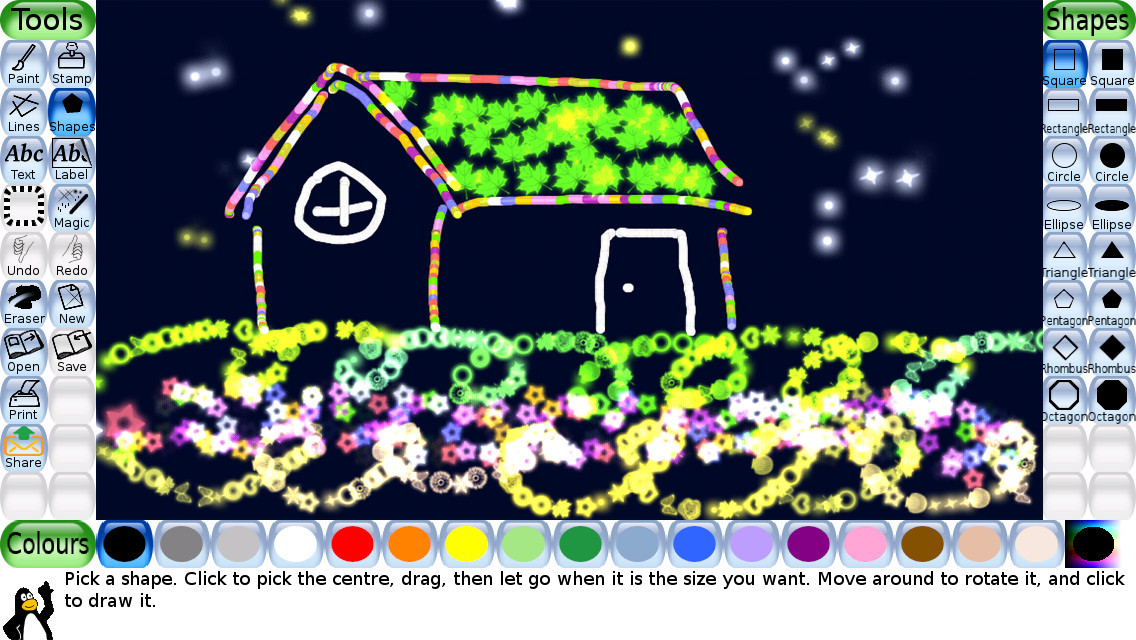 play tux paint free online game