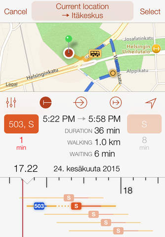 Bussinavi – Journey Planner and Timetables screenshot 3