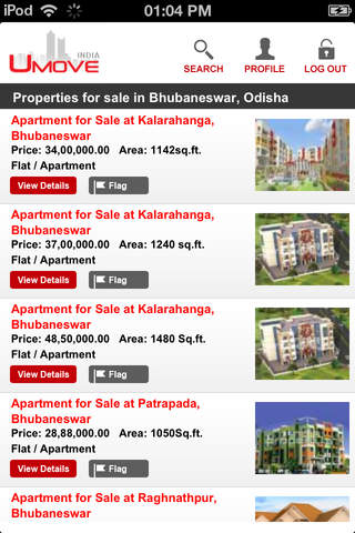 Umove India Property Search screenshot 3