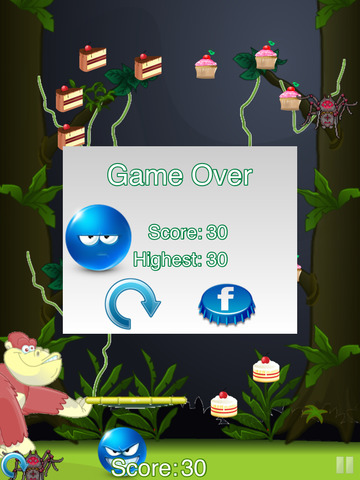 【免費遊戲App】Hungry Monkey with cake-APP點子