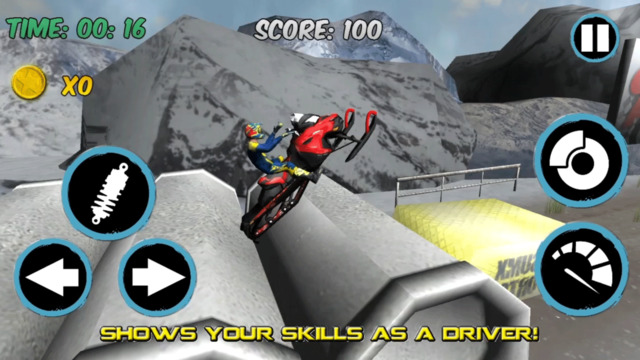 【免費遊戲App】Snow Moto Racing Xtreme-APP點子