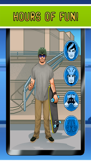 Skateboard Skater Maker - Create Your Own Skateboarding Skate Hero - Free Game