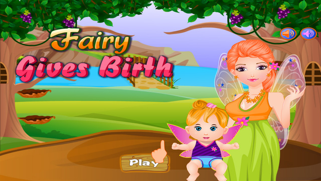 Fairy gives birth - girls games
