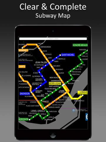 【免費旅遊App】MetroMap Montreal-APP點子