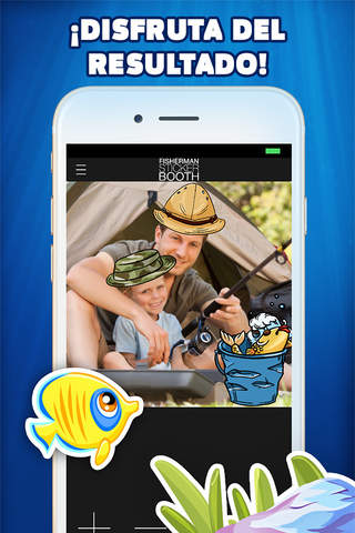 Fisherman Sticker Booth PRO screenshot 3