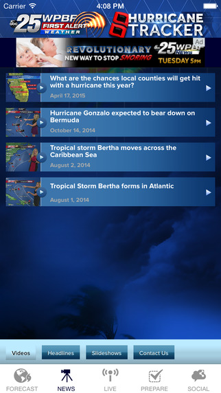 【免費天氣App】WPBF 25 Hurricane Tracker-APP點子