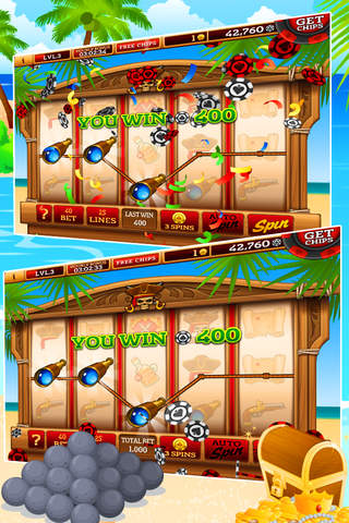 Slot Machines Pro - Blue Water Springs Casino - Fantasy Slots! screenshot 3