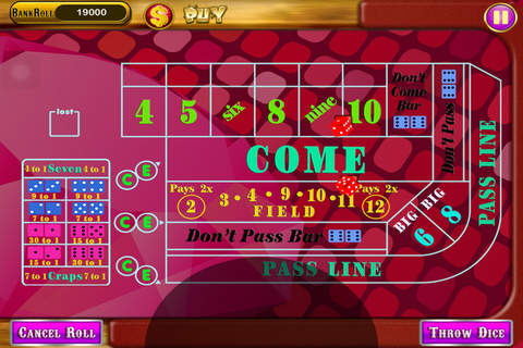 All-in Craps Dice Diamond Jewel Bash Casino Fortune Bonanza Games Pro screenshot 2